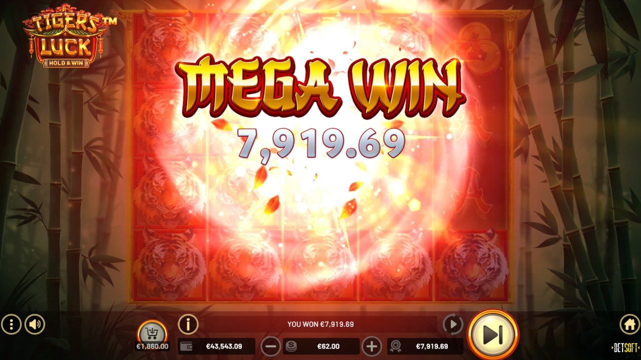 BetSoft Tiger’s Luck Screenshot