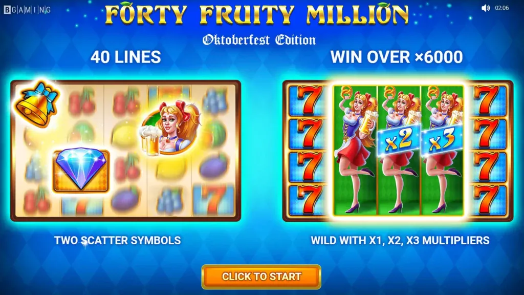 BG Forty Fruity Million Screenshot