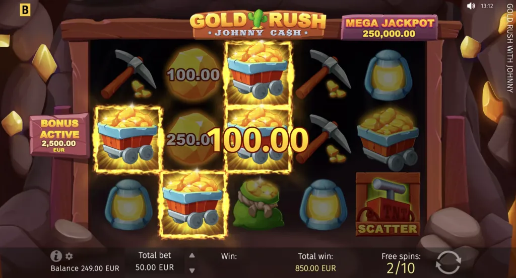 BG Gold Rush With Johnny Cash Screenshot