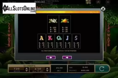 Triple Monkey Screenshot