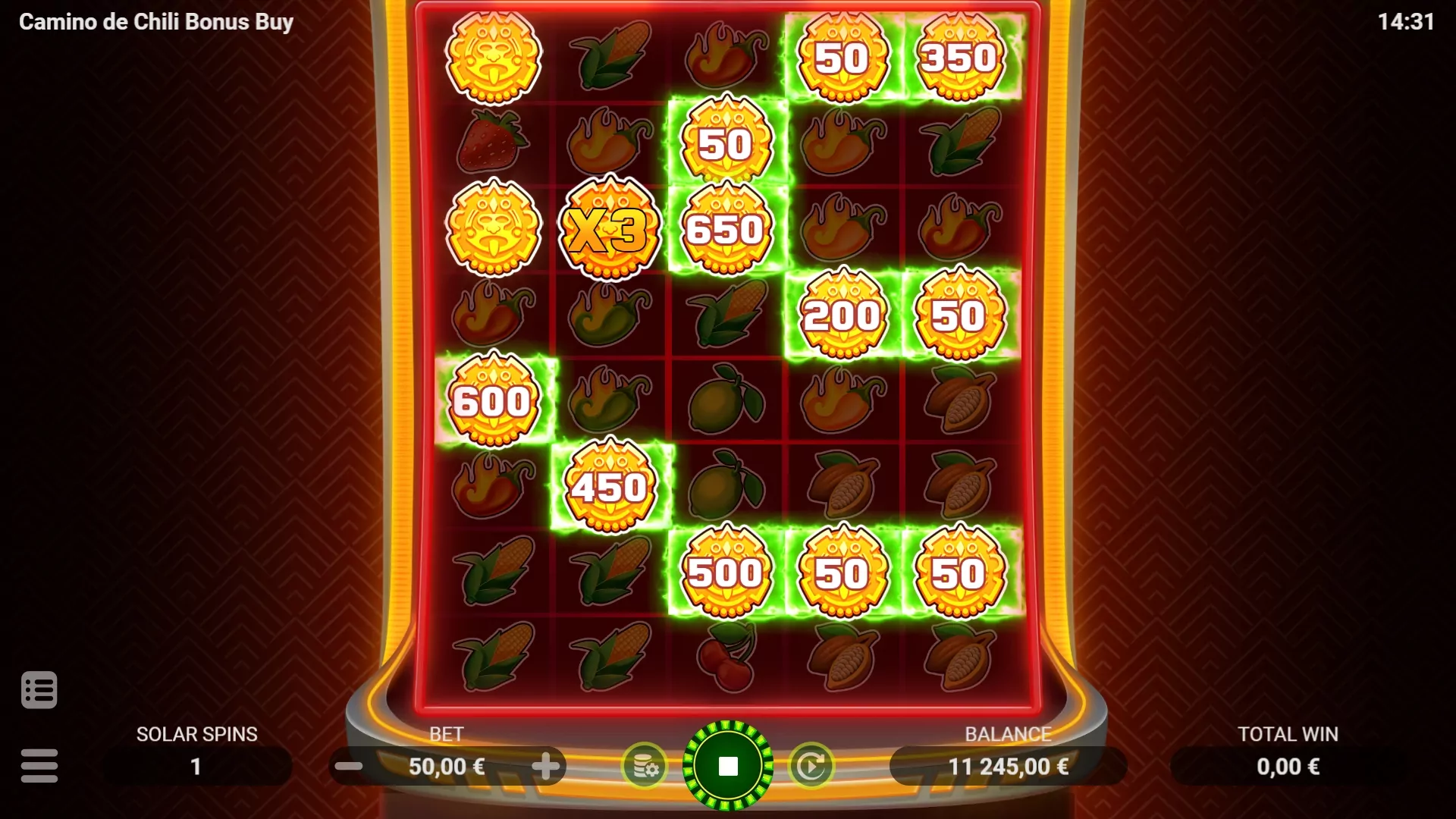 EVO Camino De Chili Bonus Buy Screenshot