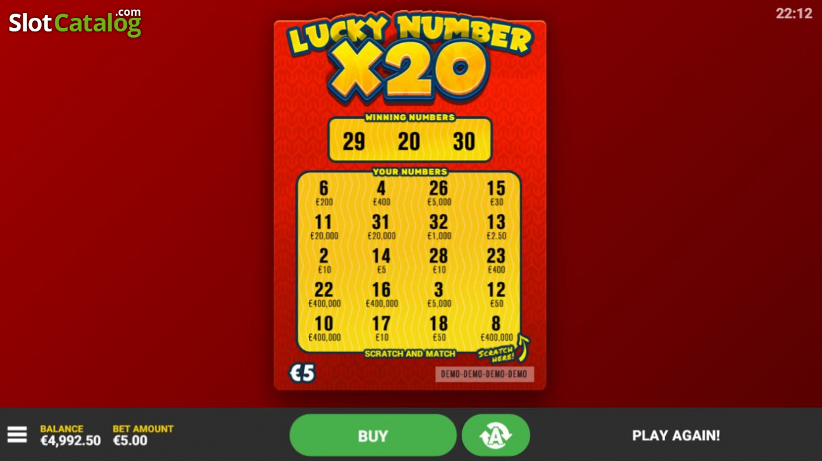 Hack Lucky Number x20 Screenshot