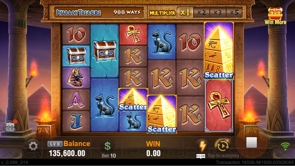 JILI Pharaoh Treasure Screenshot