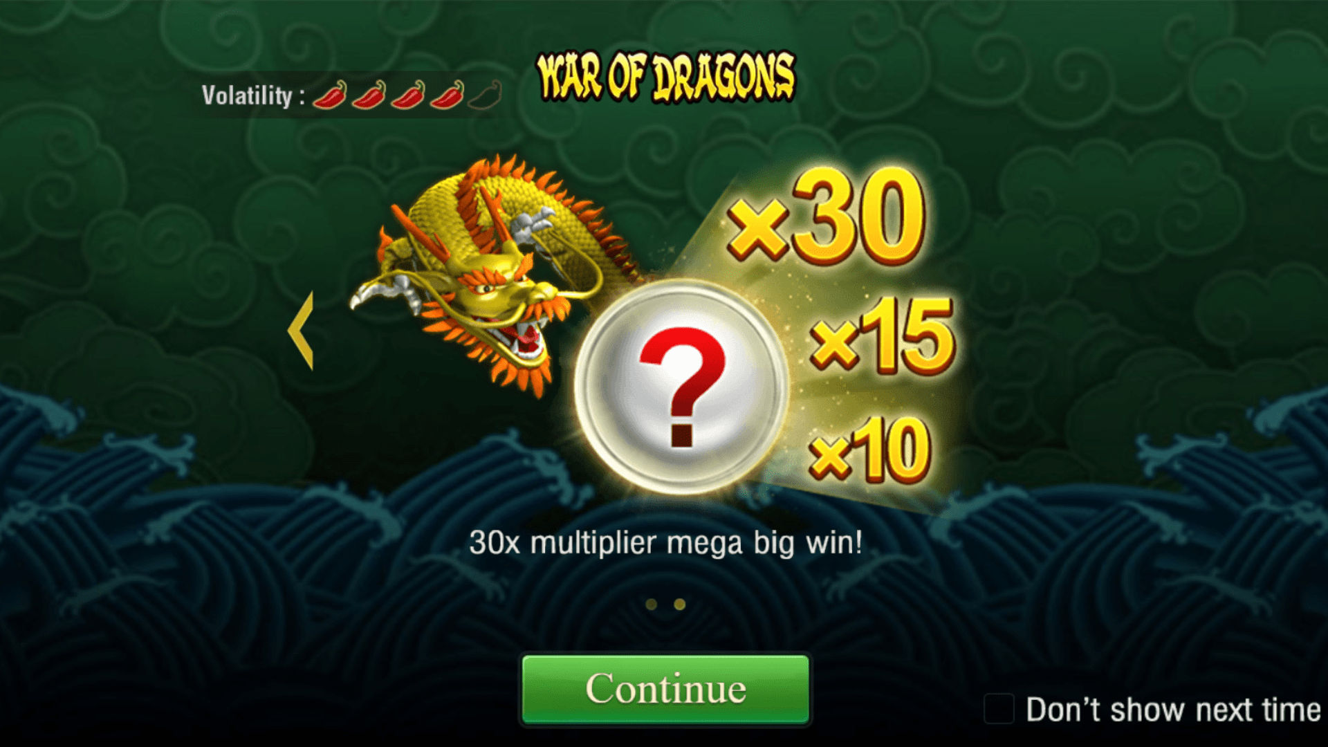 JILI War Of Dragons Screenshot