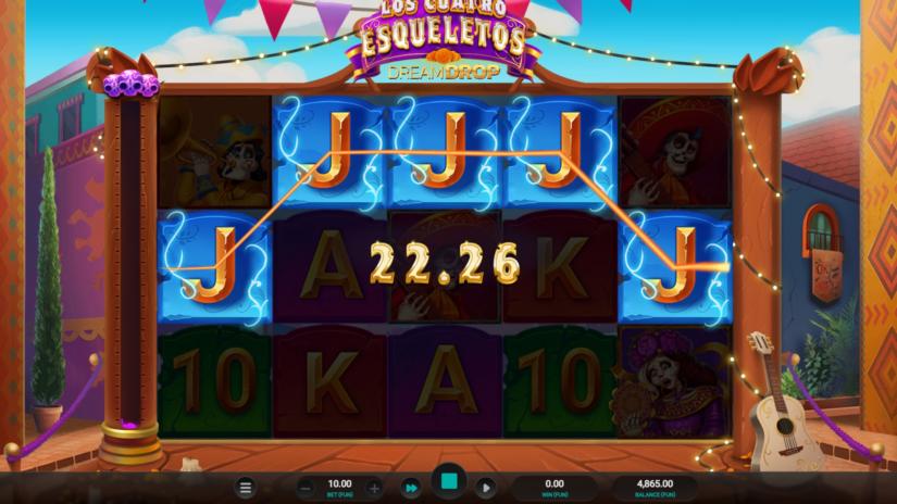 Los Cuatro Esqueletos Dream Drop Screenshot