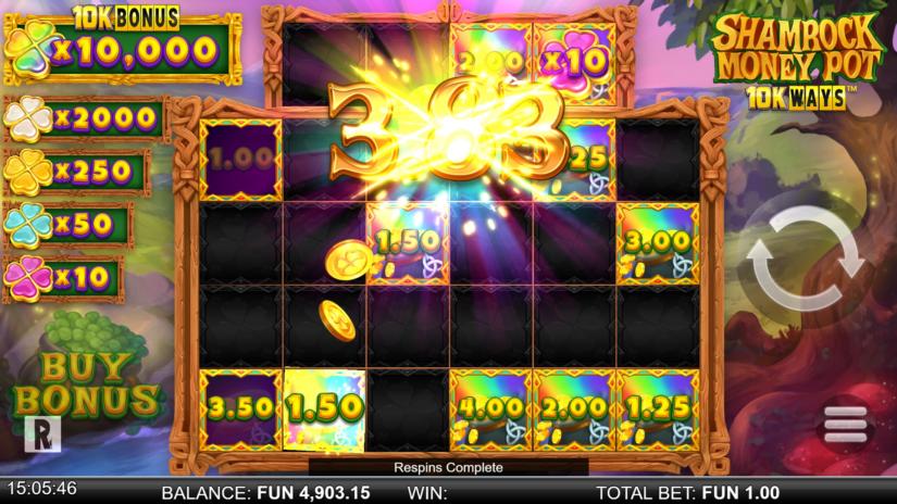 Shamrock Money Pot 10K Ways Screenshot