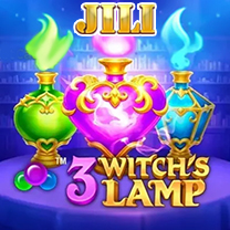3 Witch's Lamp slot game showcased on Getwin.