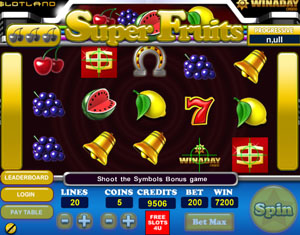 Super Fruits Slot 2 Screenshot